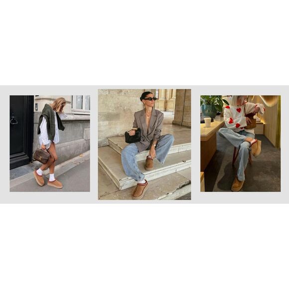 Gohom Platform Slippers Mini Boots for Women Fleece Lined Booties Anti-Slip, 10 - Picture 8 of 10